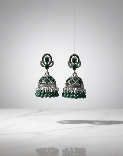 Vibrant & Enchanting Jhumka Earrings – A Splash of Color for Every Style