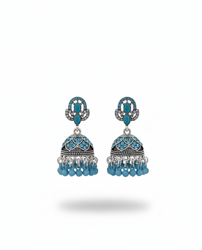 Vibrant & Enchanting Jhumka Earrings – A Splash of Color for Every Style