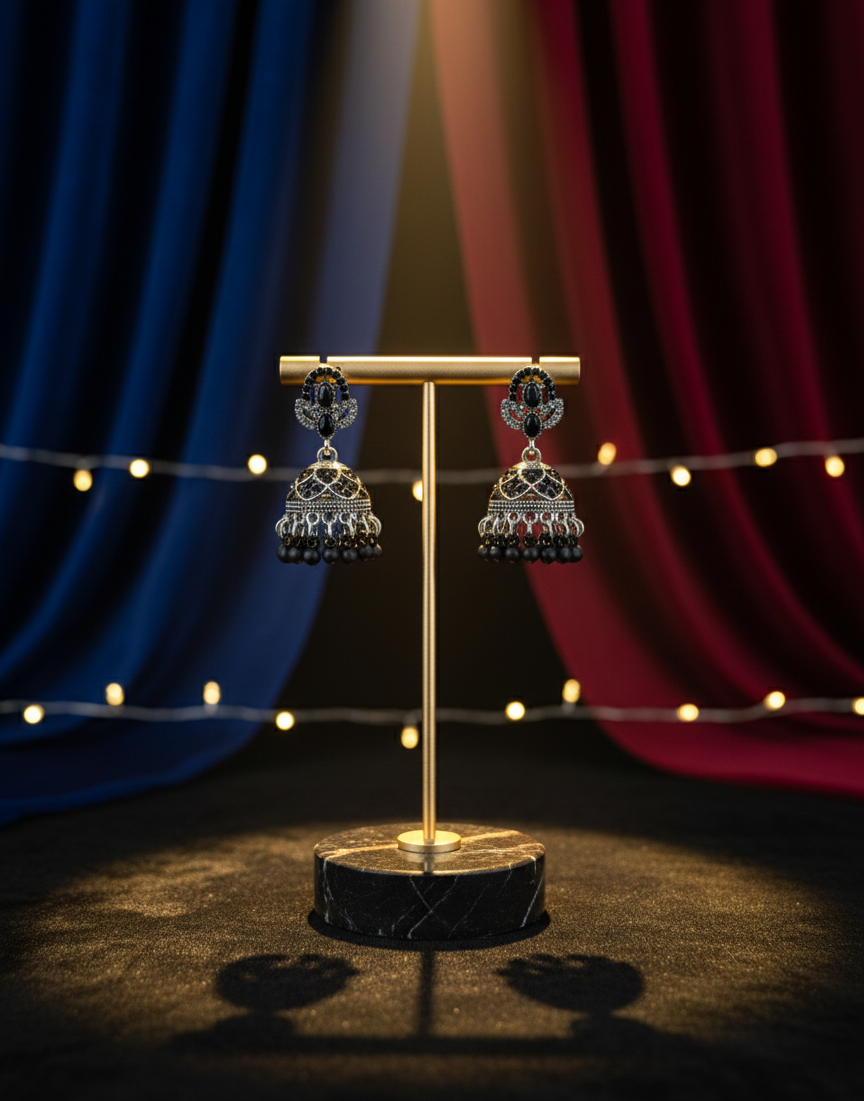 Vibrant & Enchanting Jhumka Earrings – A Splash of Color for Every Style