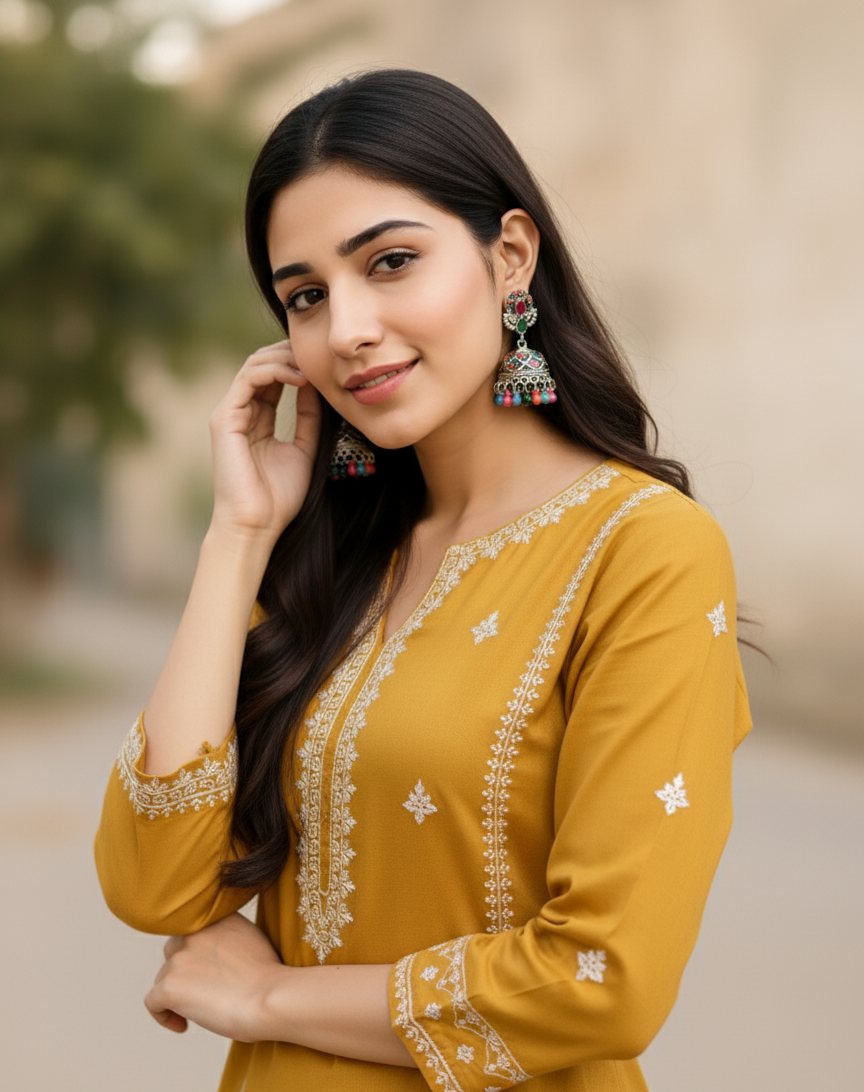 Vibrant & Enchanting Jhumka Earrings – A Splash of Color for Every Style