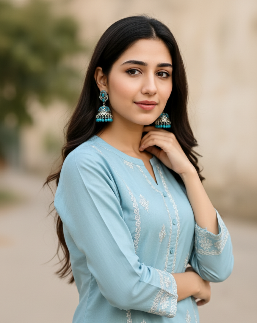 Vibrant & Enchanting Jhumka Earrings – A Splash of Color for Every Style