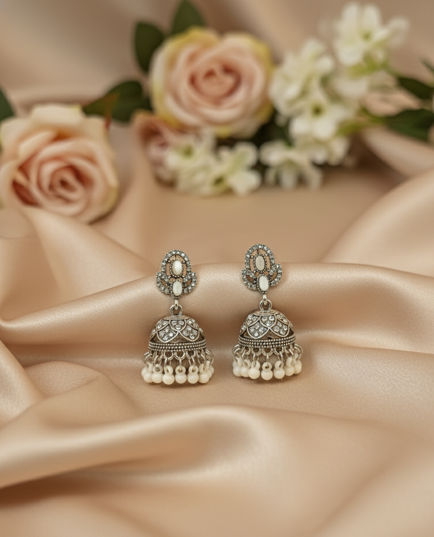 Vibrant & Enchanting Jhumka Earrings – A Splash of Color for Every Style