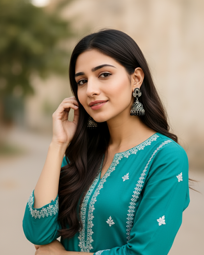 Vibrant & Enchanting Jhumka Earrings – A Splash of Color for Every Style