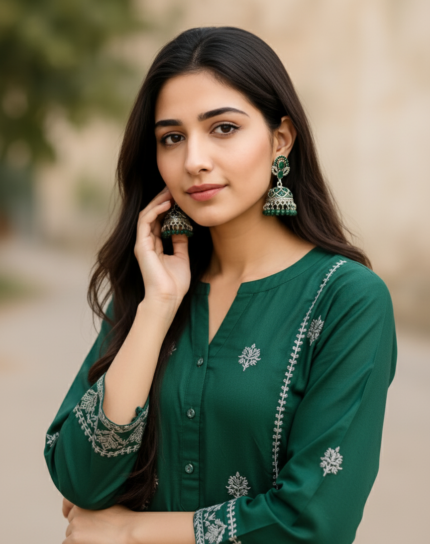 Vibrant & Enchanting Jhumka Earrings – A Splash of Color for Every Style