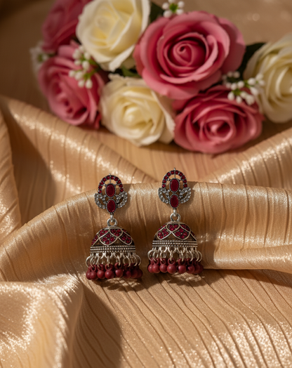 Vibrant & Enchanting Jhumka Earrings – A Splash of Color for Every Style
