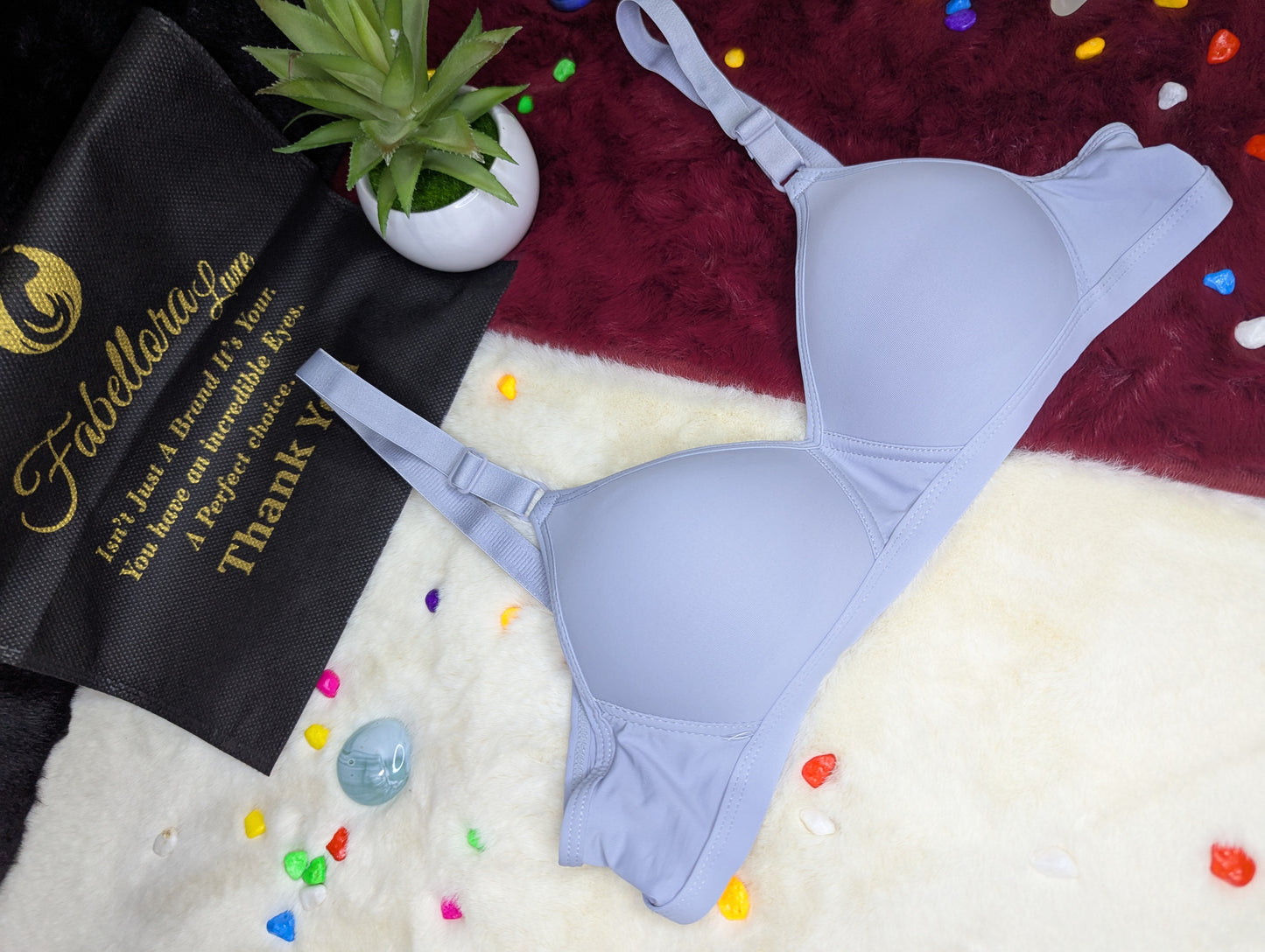 Soft Padded Everyday Comfort Bra – Elegant Blush