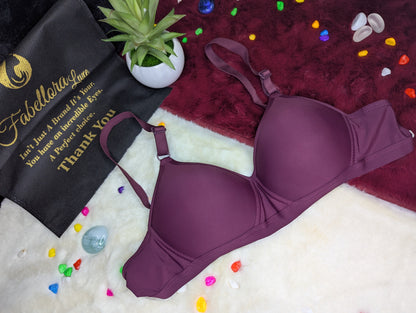 Soft Padded Everyday Comfort Bra – Elegant Blush